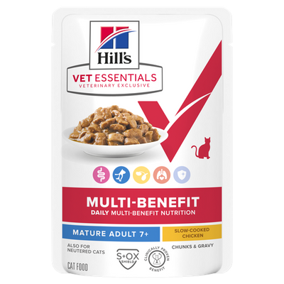 Hill's Vet Essentials MULTI-BENEFIT Mature Adult 7+ Huhn 85 g - MyStetho Veterinary