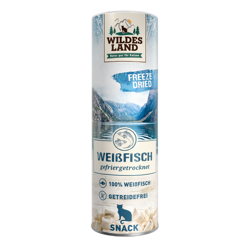 Wildes Land Feline poisson blanc Freeze Dried 16g - MyStetho Veterinary