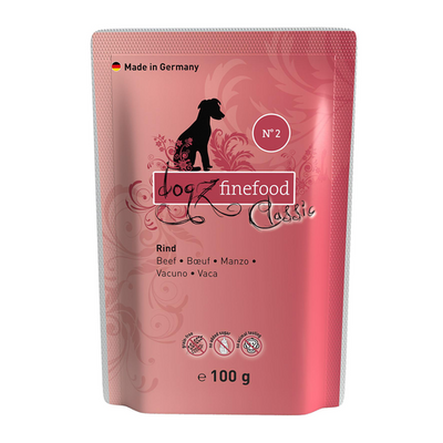 Dogz Finefood No.02 bœuf, 100g - MyStetho Veterinary