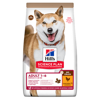 Hill's Science Plan No Grain Medium Adult Chicken 14 kg - MyStetho Veterinary