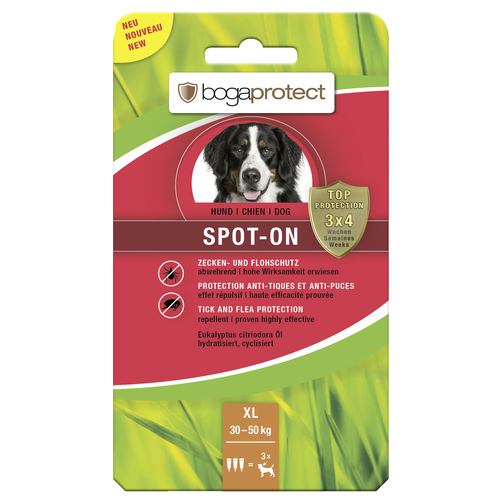 bogaprotect Spot-On anti-parasitaire XL pour chiens 3 x 4.4 ml - MyStetho Veterinary