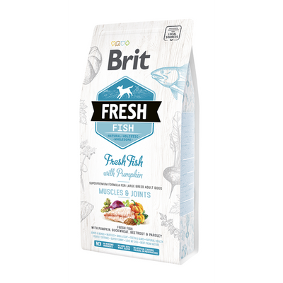 Brit Fresh Brit Fresh Dog - Adulte Grandes Races- Poisson - Muscles & Articulations 2,5kg - MyStetho Veterinary