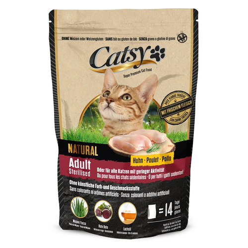 Catsy Adult & Sterilised Cat Chicken 1kg - MyStetho Veterinary