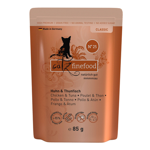 Catz Finefood No. 25 avec poulet & thon, 85g - MyStetho Veterinary