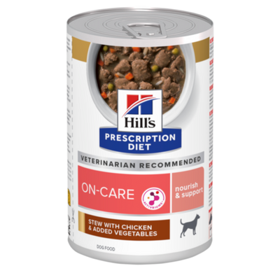 Hill's PRESCRIPTION DIET On-Care Mijoté pour Chien au Poulet et Légumes ajoutés 354 g - MyStetho Veterinary