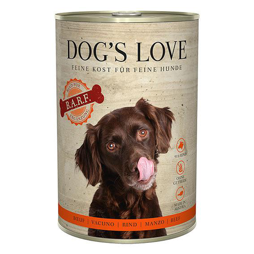 Dog&#039;s Love bœuf BARF pure 400g - MyStetho Veterinary