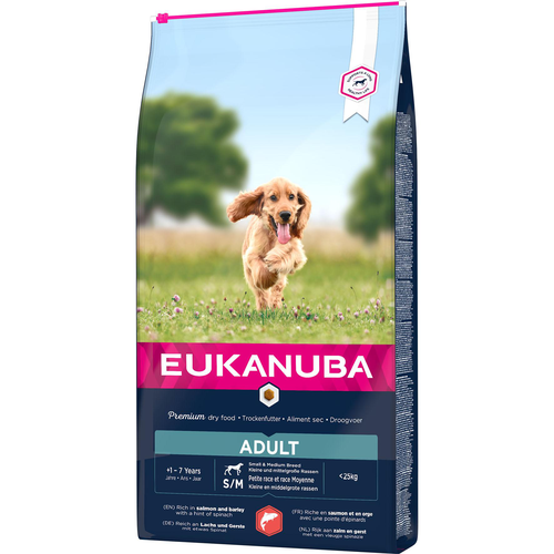 Eukanuba Adult Saumons Small/Medium 12kg - MyStetho Veterinary