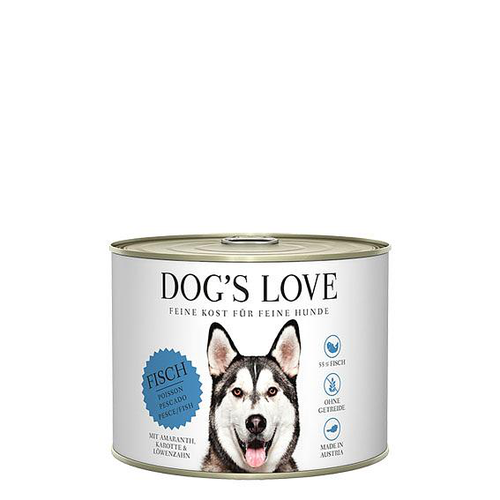 Dog&#039;s Love Classic Adult poissons, amarante, carotte &amp; pissenlit, 200g - MyStetho Veterinary