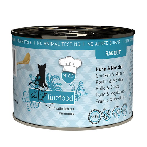 Catz Finefood Ragout No. 613 avec poulet &amp; shell - MyStetho Veterinary