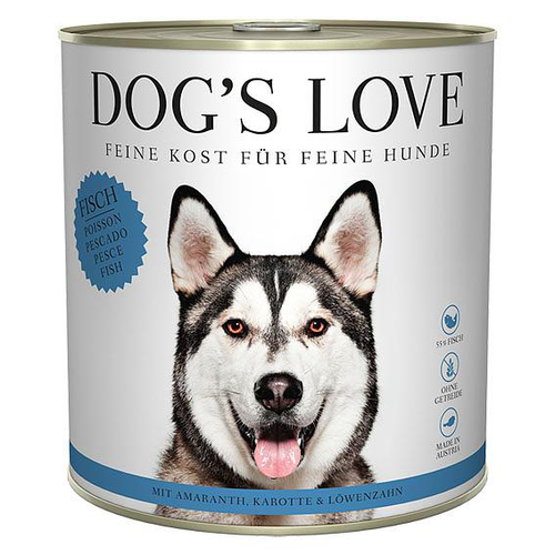 Dog&#039;s Love Classic Adult poissons, amarante, carotte &amp; pissenlit 800g - MyStetho Veterinary