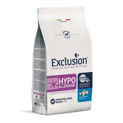 Exclusion Dog VET Adult Med&Lar Fish 2kg - MyStetho Veterinary