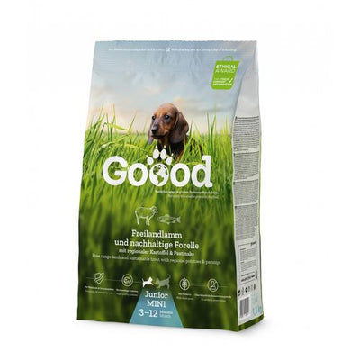 Goood Canine Mini Junior Agneau élevé en plein air et truite d’aquaculture durable 1,8 kg - MyStetho Veterinary