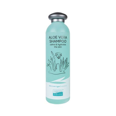 Greenfields Dog Aloe Vera Shampoo 250ml Greenfields, calms the skin - MyStetho Veterinary