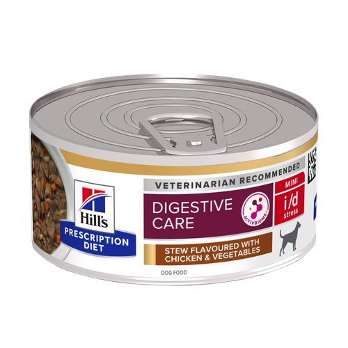 Hill's Prescription Diet i/d Stress with Vegetables and chicken stew can 156 g - MyStetho Veterinary