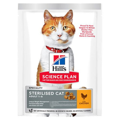Hill's Science Plan Sterilised Cat Adult Chicken 3 kg - MyStetho Veterinary