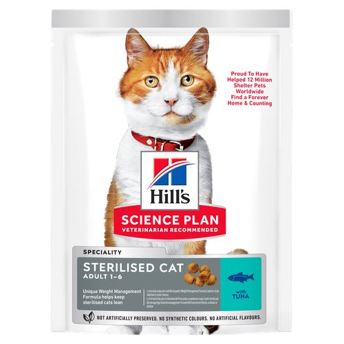 Hill's Science Plan Sterilised Cat Adult Tuna 15 kg - MyStetho Veterinary