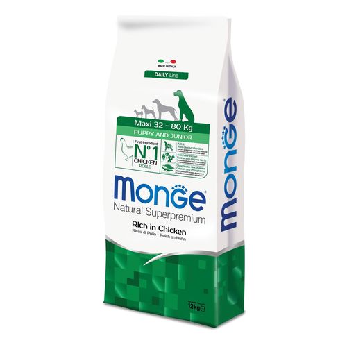 Monge Daily Line – Puppy & Junior Maxi poulet - MyStetho Veterinary