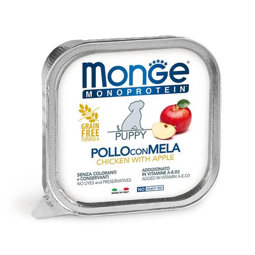 Monge Monge Dog Puppy Monop Chicken&Apple 150g - MyStetho Veterinary
