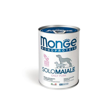 Monge Monoprotéine GF Patè Porc - MyStetho Veterinary