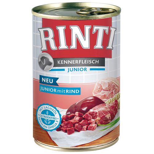 Rinti Kennerfleisch Junior mit Rind (400g) - MyStetho Veterinary