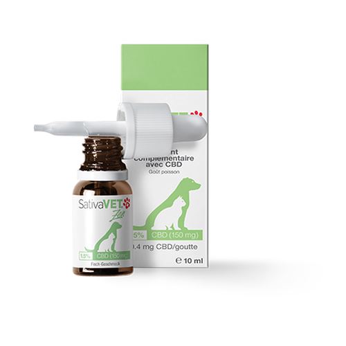 SativaVET Pure Nature 5%, flacon 10ml - MyStetho Veterinary