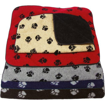Sherpa Fleece couverture noir / pattes gris 63 x 76 cm - MyStetho Veterinary