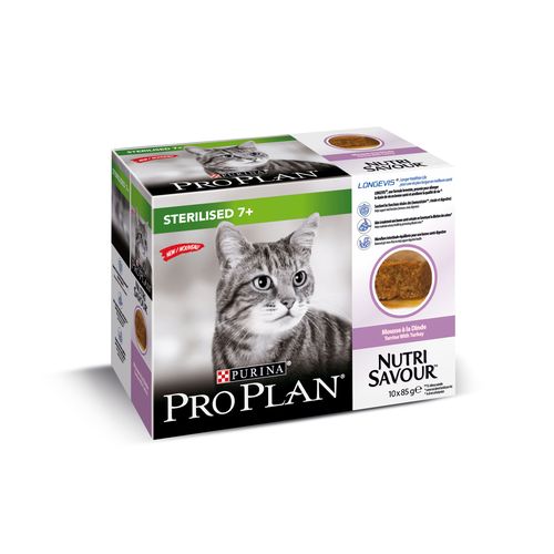 Sterilised 7+ PP NUTRISAVOUR STERILISED 7+ Cat Turkey 85g - MyStetho Veterinary