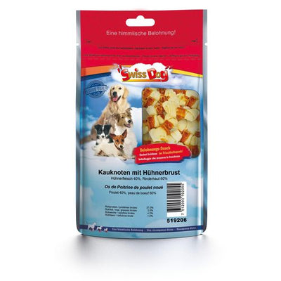 SwissDog Noeud à mâcher avec poitrine de poulet - MyStetho Veterinary