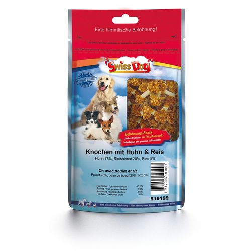 SwissDog Os au poulet & riz - MyStetho Veterinary