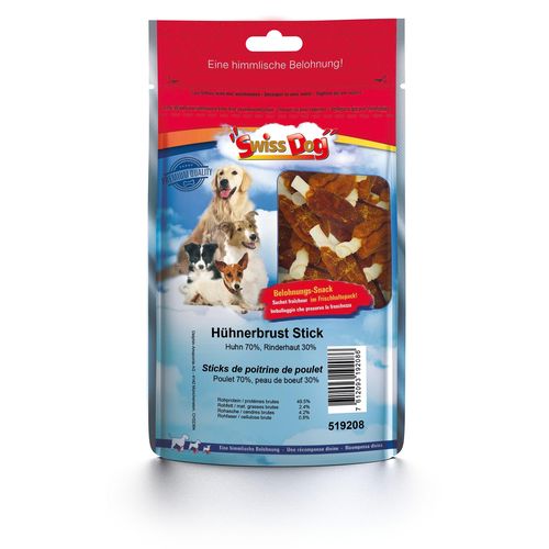 SwissDog Sticks à la poitrine de poulet - MyStetho Veterinary