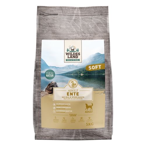 Wildes Land Canine Adult Soft canard avec riz 5kg - MyStetho Veterinary